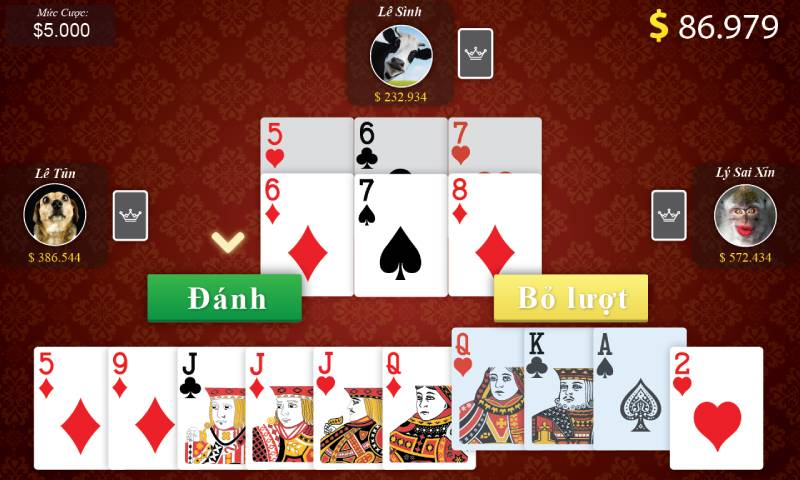 Đánh Bài Tiến Lên Có Chiến Thuật, Không Chỉ Dựa May Rủi 7 Ket hop the bai va the nguoi